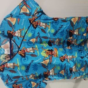 Disney Moana Scrub Top Blue Size Large NWOT